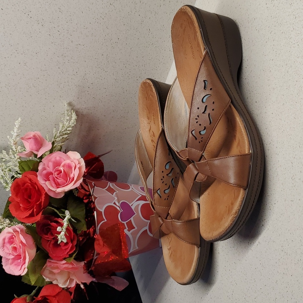 Wms RED WING Shoes leather sandals (sz 8.5D)